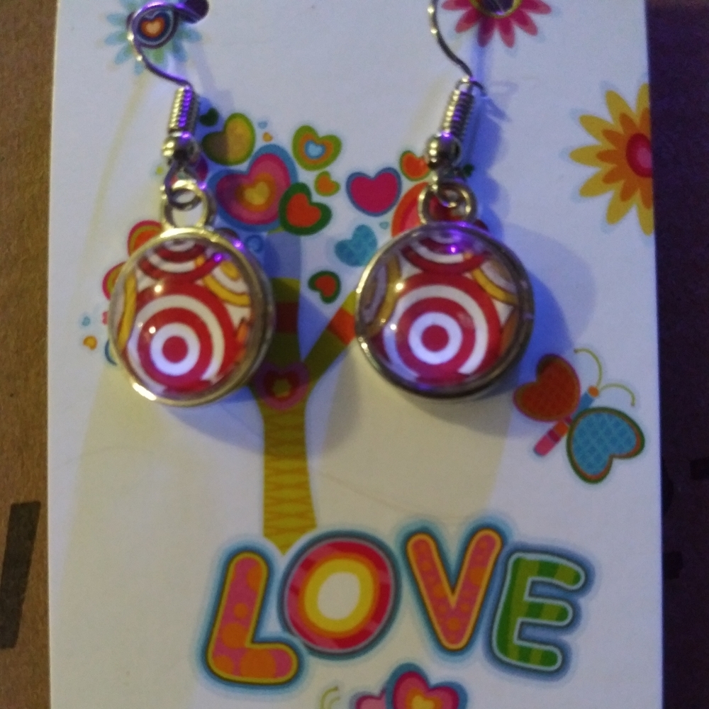 Handmade cabochon earrings